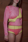 BASERANGE Flared Shorts UNBE Collection France Portugal BAS-UNBE-VE-AU23-ZUIFEN Drunk Pink UNBE-BL
